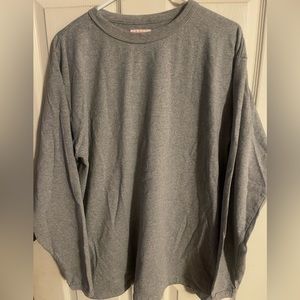 Sunray sportswear grey T shirt crew neck long sleeve men size 46 made in Japan